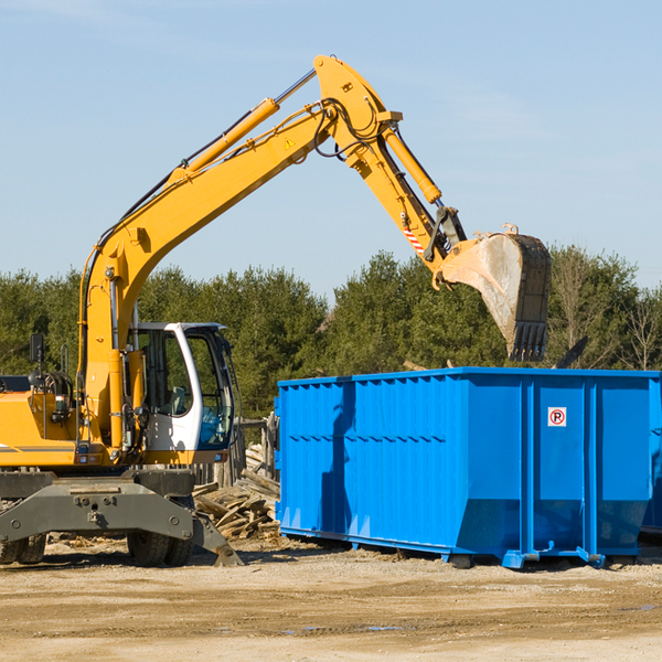 what kind of customer support is available for residential dumpster rentals in Marshall AR